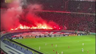 Pyro beim Pokalfinale 21.05.2022 SC Freiburg vs RB Leipzig