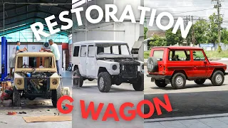 Restoration & Repaint G Wagon in 18 minutes