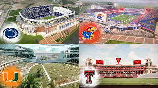 Future College Football Stadiums & Renovations (2023-2029)