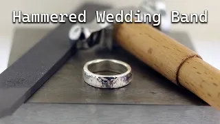 Making a Hammered Silver Ring