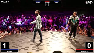 YDHEM vs RICEBALL - Battle BAD 2k17 LEGEND - HIP-HOP TOP 8