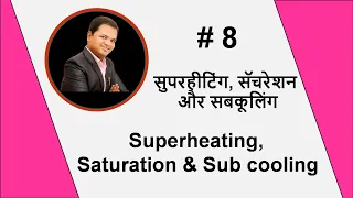 Superheating, Saturation & Subcooling in Hindi