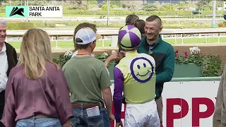 Prince Abama (IRE) wins the San Marcos Stakes on Sunday, February 5 at Santa Anita Park