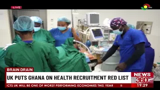 Brain Drain: UK Puts Ghana on health recruitment Red list