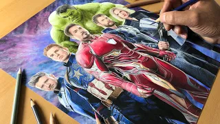 The Avengers Artwork - Timelapse | Artology