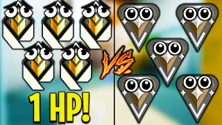 Valorant: 5 Radiant with 1 HP VS 5 Bronze Players! - Who Wins?