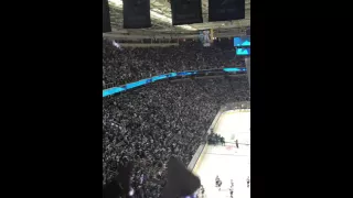 Sharks game 3 end celebration