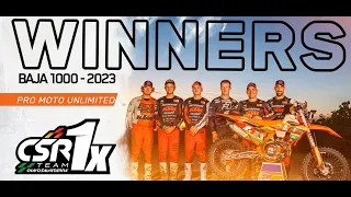 Officially FIRST, Officially FASTEST / BAJA 1000 - 2023 WINNERS ProMoto Unlimited.