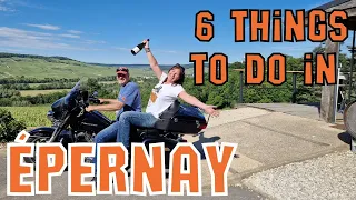 6 keer wat te doen in Épernay, Frankrijk | Quazy Rides Sipping Champagne | Motorvakantie