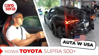 Auta w USA, czyli Toyota Supra po tuningu za oceanem ! (TEST PL 4K) | CaroSeria