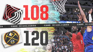 Portland Trail Blazers 108, Denver Nuggets 120 | Game Highlights | Feb 2, 2024