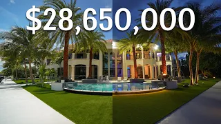 TOURING A $28,650,000 MEGA MANSION IN FORT LAUDERDALE!