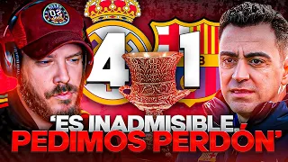 😡 XAVI, DESTROZADO: "ES INADMISIBLE, PIDO PERDÓN A LA AFICIÓN" | REAL MADRID 4-1 BARÇA... Y GRACIAS