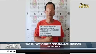 Top 10 most wanted person ng Calabarzon, arerstado