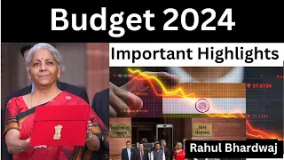 Budget 2024 | Union Budget 2024 | UPSC | Indian Economy | Rahul Bhardwaj |