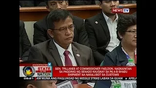 SONA: Trillanes at Faeldon, nagkainitan sa pagdinig ng senado kaugnay sa shabu shipment