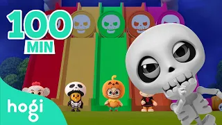 Hogi's BEST Halloween Songs🎃｜Five Little Monsters + Chumbala + more｜Halloween for Kids｜Pinkfong Hogi