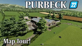 “PURBECK 22” FS22 MAP TOUR! | NEW MOD MAP! | Farming Simulator 22 (Review) PS5.