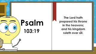 Bible memory verse Psalm 103:19