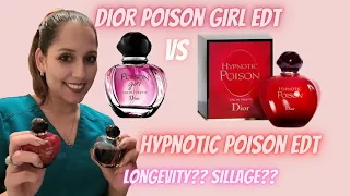 DIOR POISON GIRL edt | VS | DIOR HYPNOTIC POISON edt| Wear Test and Review| Perfume for Women