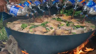 Roasted 50 Kg Chicken Thigh & Chicken Breast with New Coca Cola 10 Bottles Recipe - Donation Foods