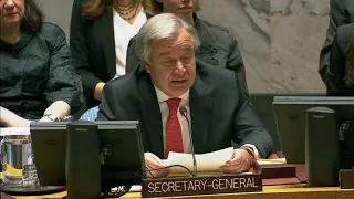 António Guterres, UN Secretary-General, on Trafficking in Persons in Conflict Situations