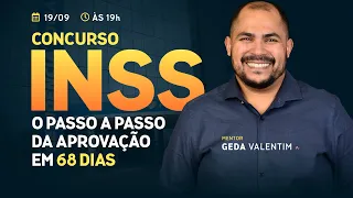 MENTORIA CONCURSO INSS - O Passo a Passo da Aprovação em 68 dias