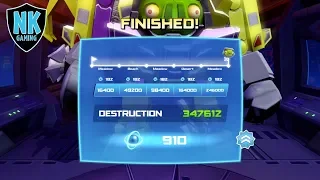 Angry Birds Transformers - Spark Run Level 82 - Featuring Devastator