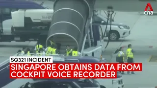 SQ321 turbulence: Singapore obtains data from cockpit voice recorder and flight data recorder