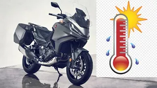 Honda NT1100 🌡️ Cooling fan in high temperature 🌡️ 🏍️