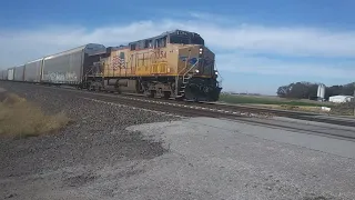 UP 7354 East in Ames NE 11/6/21