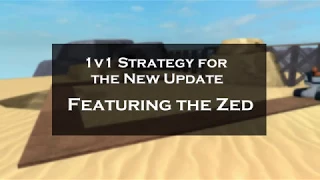 1v1 Zed Strategy (a little bit outdated) | Tower Battles [ROBLOX]