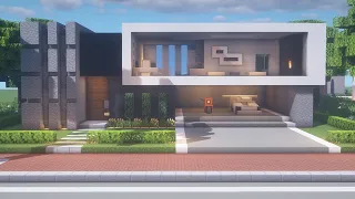 Minecraft Tutorial | Modern House | Gracium - Modern City #3