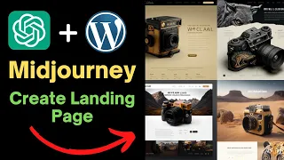 How To Use AI To Design Wordpress Landing Page (2023) - Midjourney & ChatGPT