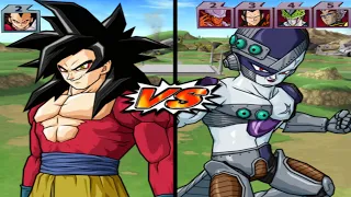 DBZ Budokai Tenkaichi 3 [HD] :  SSJ4 Goku & Vegeta VS Villians