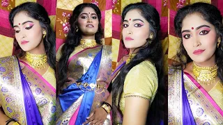 Bengali Traditional Makeup Look Create ❤️💫✨ #bengali #traditional #makeup #Makeoverbypritam