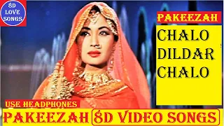 Chalo Dildar Chalo [8D VIDEO SONG] | Pakeezah (1972) | Meena Kumari | Raaj Kumar | Evergreen 8D Song