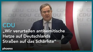 CDU: Pressekonferenz mit Armin Laschet zu aktuellen Themen