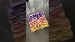 Abstract Sunset Thick Acrylic Painting Video