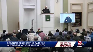 Extra police patrols outside mosques in Boston