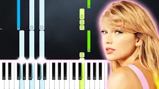 Taylor Swift - Miss Americana & The Heartbreak Prince (Piano Tutorial) By MUSICHELP