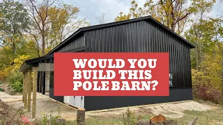 Would you BUILD this 32x64 Pole Barn?? 🤔