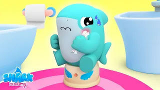 Baby Learns to Use Potty Song | more Potty Songs with Shark Academy | Good Habits for Kids