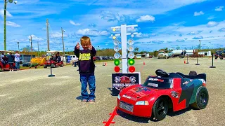 Power Wheels Drag racing at US-13 Dragway!