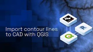 Import contour lines to Rhino or Revit with QGIS