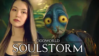 👽 ODDWORLD SOULSTORM - ОЧЕНЬ СЛОЖНО (3) 👽 Обзор и Полное прохождение на русском Стрим