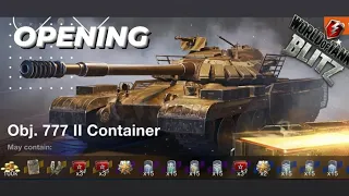 Opening Obj. 777 II Containers + Showcase & first Impressions | WOTB ⚡ WOTBLITZ ⚡ Object 777 2 II