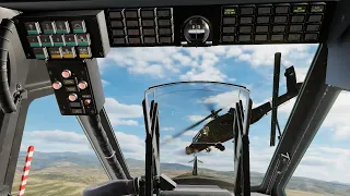 DCS Ka-50 VS AH-64D Apache Dogfight