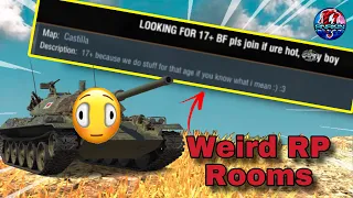 DESTROYING WEIRD Roleplay Rooms in WoTB