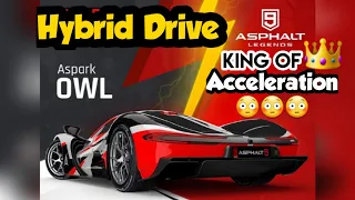 Asphalt 9 | HybridDrive | Aspark OWL Multiplayer Runs | Glitches?? | Acceleration King |